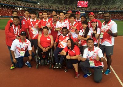 Team SG Athletics at APG2015, Singapore