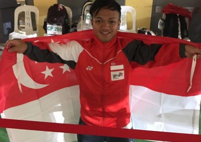 Muhammad Diroy Noordin won silver at APG 2017, Kuala Lumpur