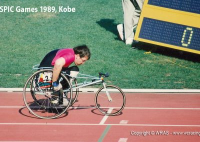 Derek Yzelman in action at FESPIC Games, Kobe 1989